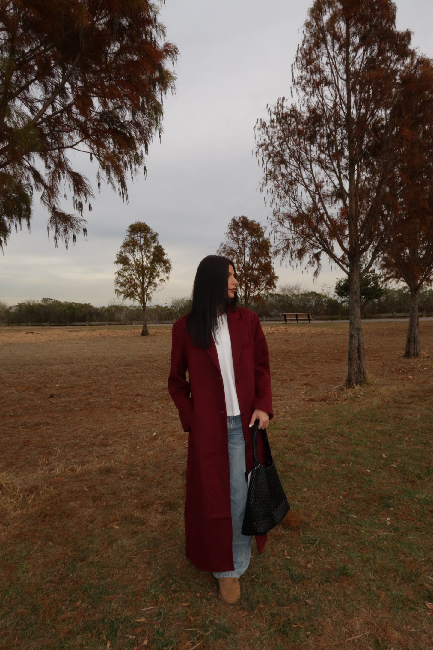 Amber Burgundy Coat