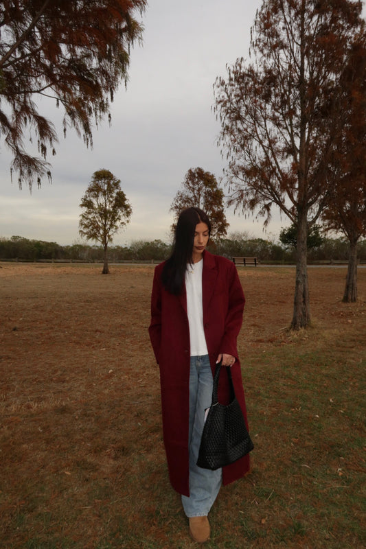 Amber Burgundy Coat