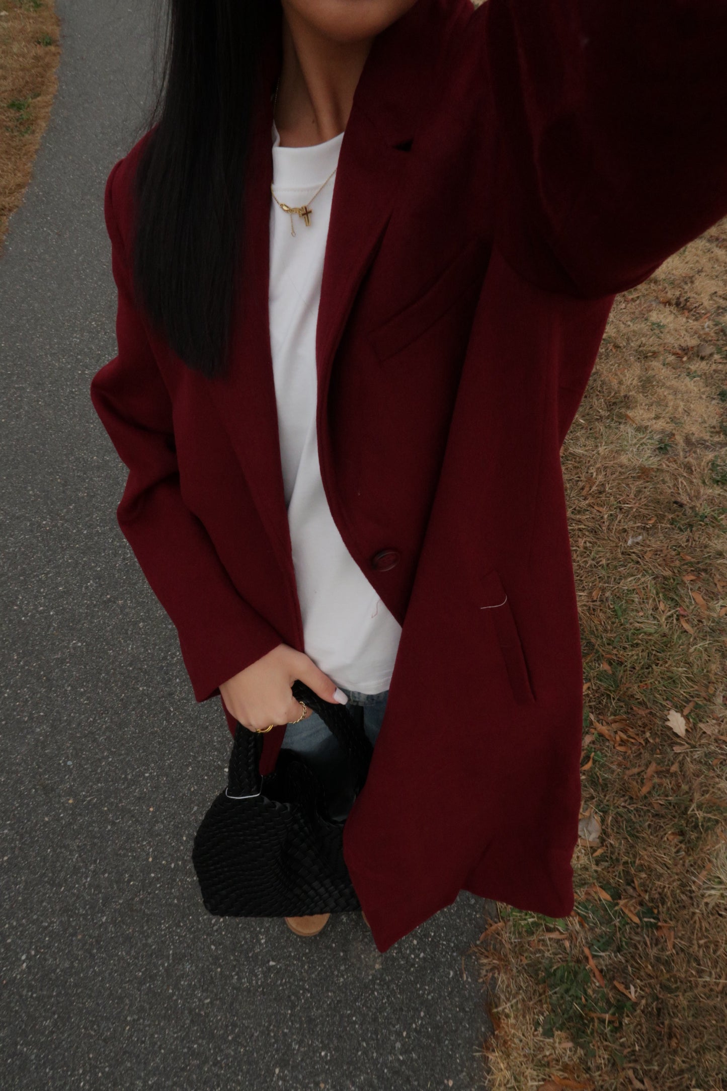 Amber Burgundy Coat