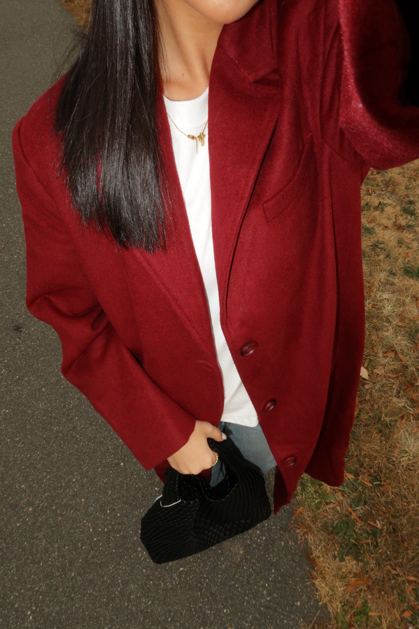 Amber Burgundy Coat