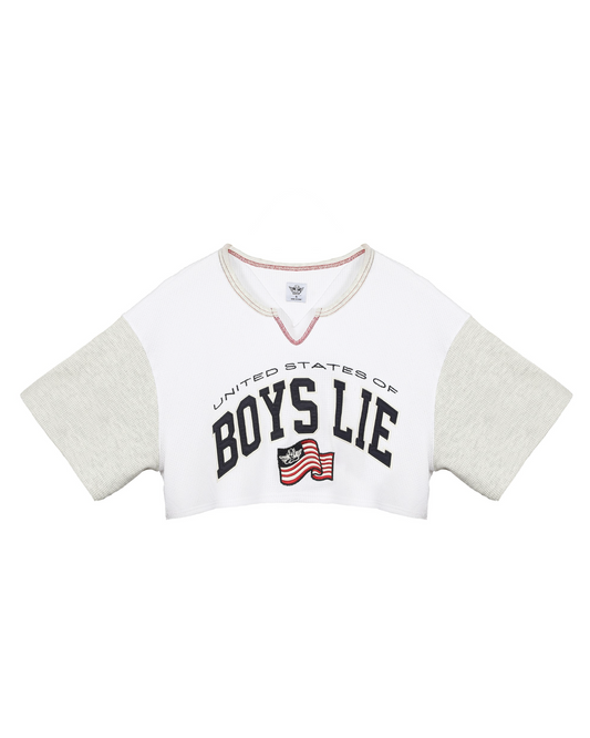 UNITED STATES OF BOYS LIE TOMBOY CROP